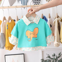 Children 0-3 years old vest shirt two-piece suit