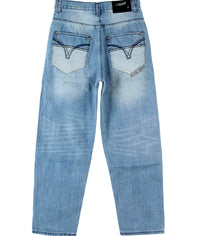 European And American Hip-hop Jeans Men's Casual Loose Pants Plus Size