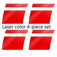Steel Ring Modification Reflective Bumper Line Rearview Mirror Decorative Stickers