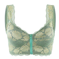 Thin zipper vest bra beauty back underwear