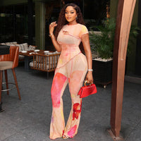Fresh European- And American-style Womens Skinny Pants Set