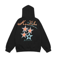 Men's Design Embroidery Niche Loose Fleece-lined Hoodie Shirt