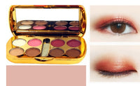 Eight-color pearly eyeshadow diamond