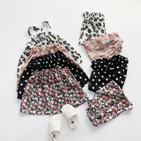 Chiffon vest trousers children's clothing summer new Korean version