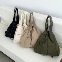 Women's Casual Korean Version Drawstring Tote Bag