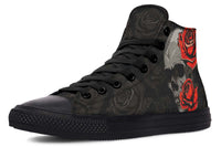 High Top Canvas Shoes For Printing Lovers
