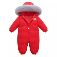 Newborn Infant Down Jacket Jumpsuit
