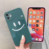 Simple smile for 12/11Pro/Max/miniX/XS/XR mobile phone case