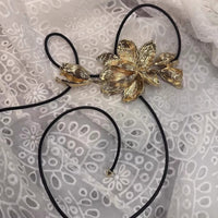 Fashion Retro Tulip Large Flower Waist Chain