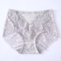 Women's Mid-High Waist Lace Underwear Plus Size