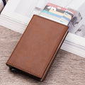 Creative automatic card PU bag
