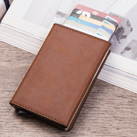 Creative automatic card PU bag