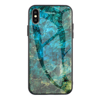 Marbled glass shell S10 protective cover
