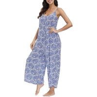 Fashion Sling Pocket Casual Wide Jumpsuit