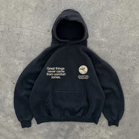 Retro Street Loose Couple Hooded Sweater