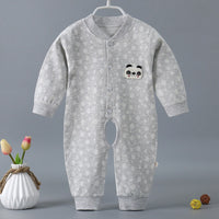 Spring new baby boneless one-piece long sleeves