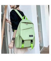Student School Bag Canvas Travel Korean Backpack