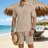 Summer Stretch Jacquard Textured Mens Suit