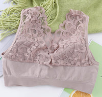 No steel ring vest-style gather bra thin section