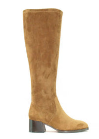 Women's Solid Color Fashion Frosted Long Martin Suede Boots