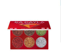 6-color diamond sequins eye shadow tray
