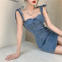 Hong Kong-style Retro Sexy Tube Top Slip Dress