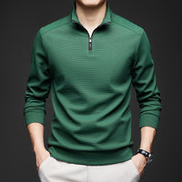 New Men's Sweater Lapel Long Sleeve