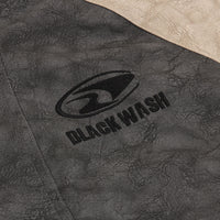 Color Contrast Patchwork Raglan Sleeve Baseball PU Leather Cotton Jacket