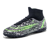 High-top Soccer Shoes Boys And Girls Primary And Middle School Students The Big Kids Tf Broken Nail People Turf Football Shoes