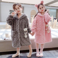 New Children's Flannel Home Wear Pajamas
