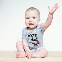 Baby letter printed jumpsuit