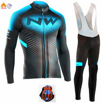 Cycling jersey long sleeve suit