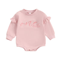 Clothes For Babies Alphabet Embroidery Jumpsuit Long Sleeve Romper