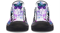 Fashion Printed Couple High Top Canvas Shoes