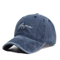 Washed Cotton Printed Hat Distressed Dad Hat