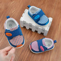 Rubber soled antiskid baby shoes