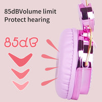 Plush hair ball earphone headset