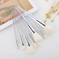 Water drop pattern makeup brush set