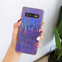Electroplating colorful meteor phone case