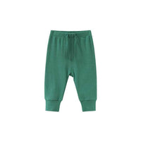 0-1-2-year-old baby's solid color band mouth casual pants