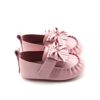 Leather Tassel Bow Peas Shoes British Style