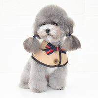 Pet bow tie saliva towel