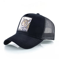 Simple Breathable Baseball Cap With Animal Embroidery