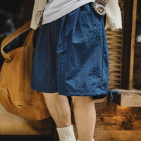 Summer Embroidered Loose Thin Beach Men's Shorts