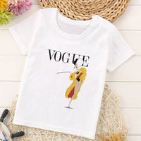 Children's retro short sleeve top