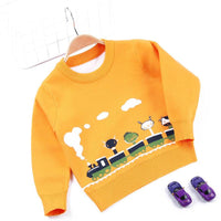 Autumn/Winter Boys Sweater Double Woolen Jacket