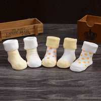 Newborn cotton children's socks terry socks