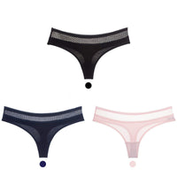 Cotton low-rise seamless women's briefs
