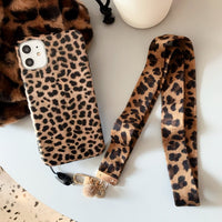 Leopard print silicone soft shell