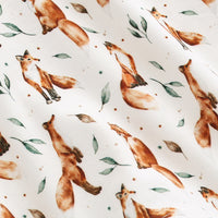 Fashionable And Beautiful Fox Print Baby Jumpsuit